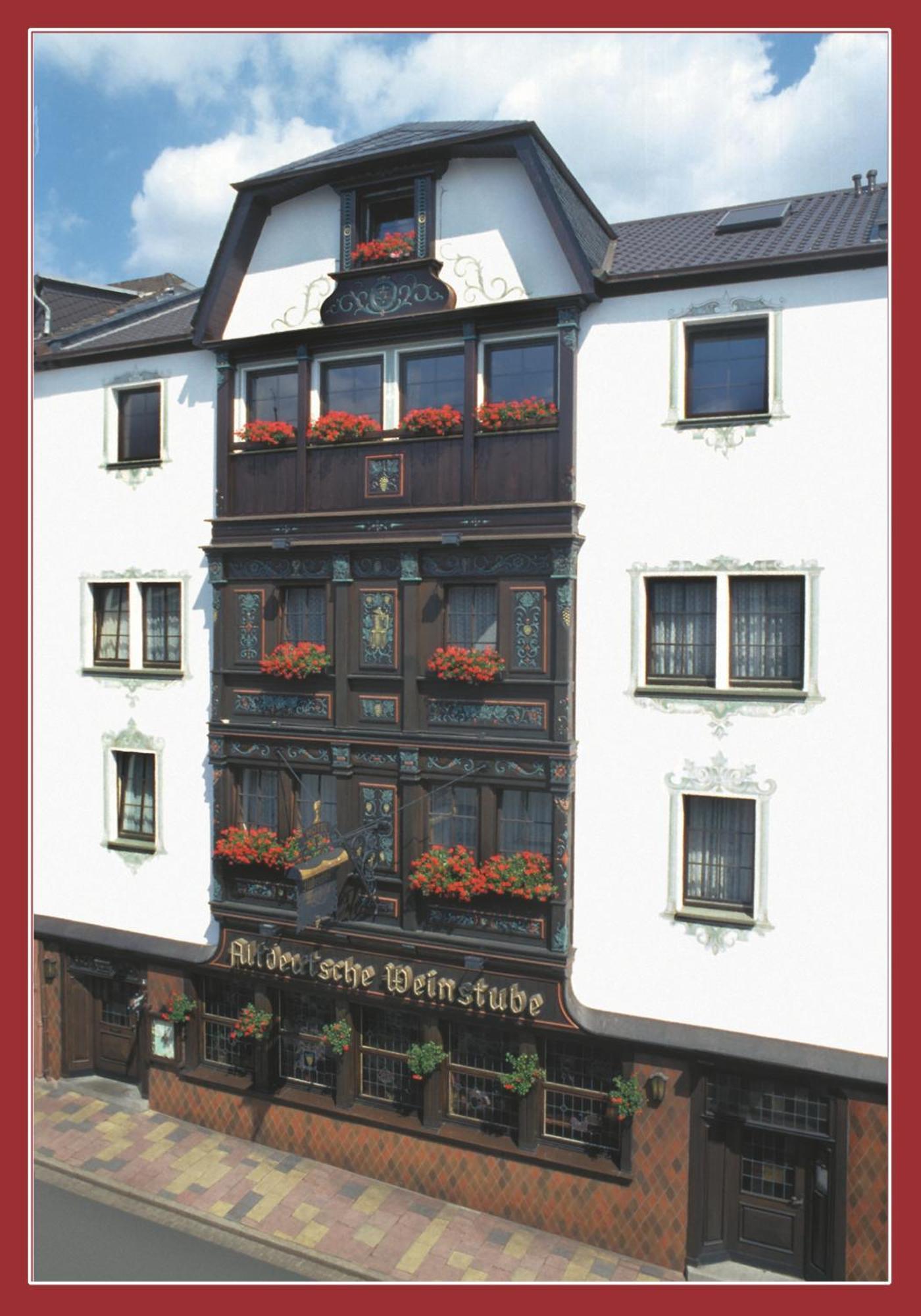 Altdeutsche Weinstube Hotel Rüdesheim am Rhein Kültér fotó